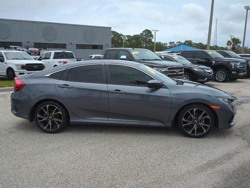 Modern Steel Metallic 2021 Honda Civic Sport