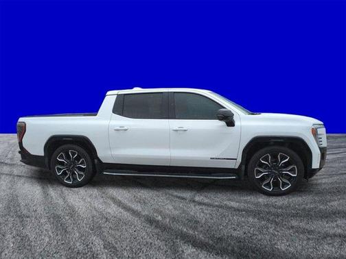 Summit White 2025 GMC Sierra EV Denali