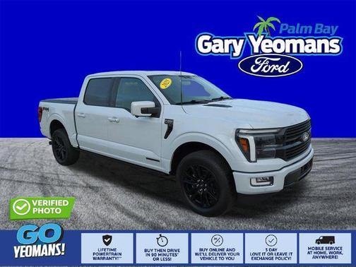 White Metallic 2025 Ford F-150 Platinum