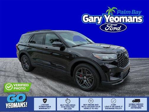 Agate Black Metallic 2026 Ford Explorer ST-Line