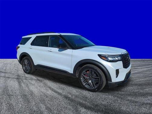 Space White Metallic 2026 Ford Explorer ST