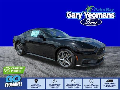 Shadow Black 2026 Ford Mustang EcoBoost