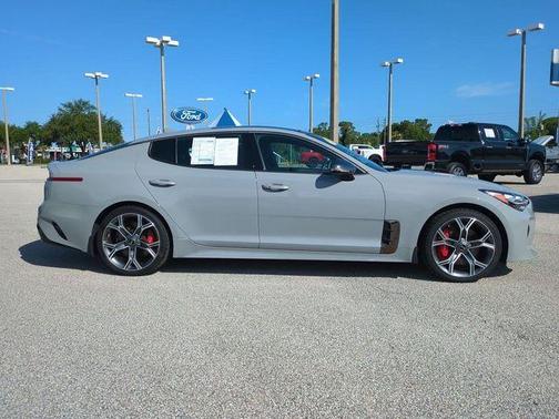 Ceramic Silver 2019 Kia Stinger GT1