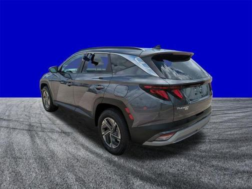 Titanium Gray 2025 Hyundai TUCSON Hybrid Blue