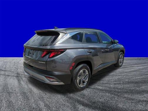 Titanium Gray 2025 Hyundai TUCSON Hybrid Blue