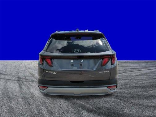 Titanium Gray 2025 Hyundai TUCSON Hybrid Blue
