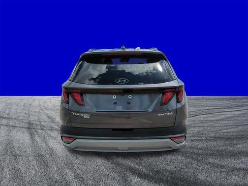 Titanium Gray 2025 Hyundai TUCSON Hybrid Blue