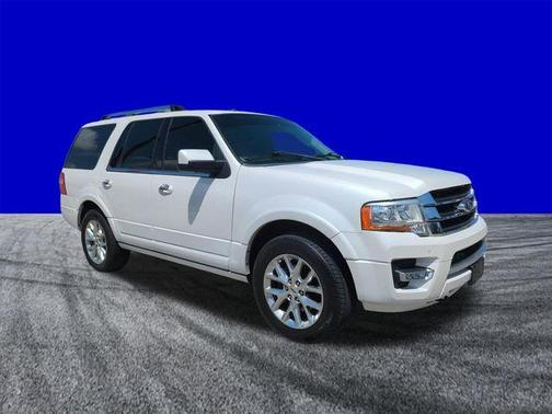 White Platinum Tri-Coat Metallic 2017 Ford Expedition Limited