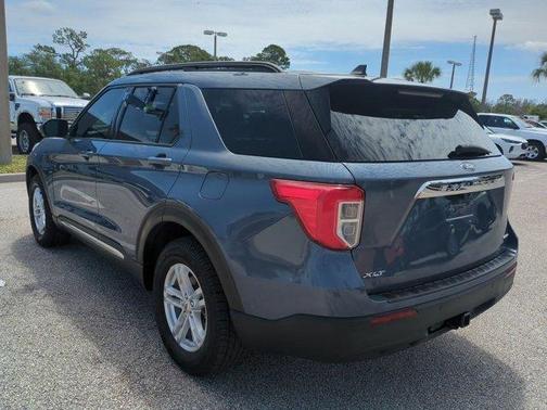 Blue 2021 Ford Explorer XLT
