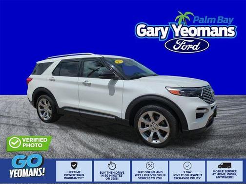 Star White 2020 Ford Explorer Platinum