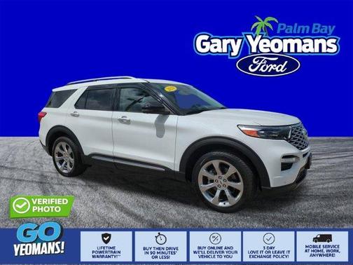 Star White 2020 Ford Explorer Platinum