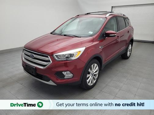 Red 2017 Ford Escape Titanium