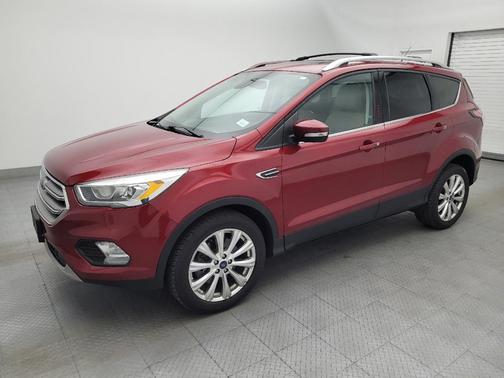 Red 2017 Ford Escape Titanium