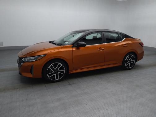 Monarch Orange Metallic/Super Black 2024 Nissan Sentra SR