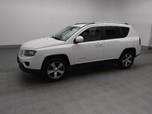 Bright White Clearcoat 2017 Jeep Compass High Altitude