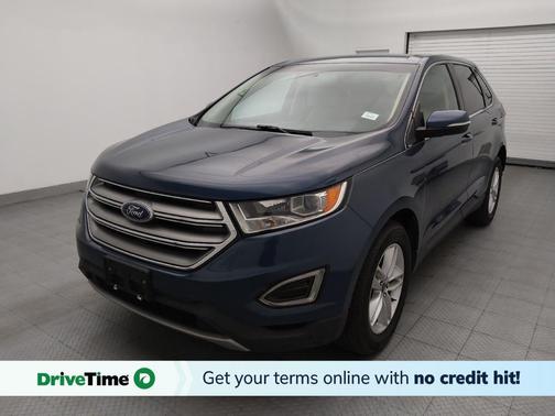 Blue 2016 Ford Edge SEL