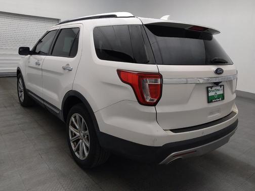 White Platinum Metallic Tri-Coat 2017 Ford Explorer Limited