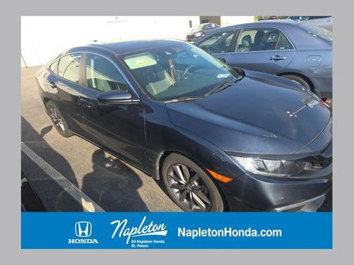 Cosmic Blue Metallic 2020 Honda Civic EX-L