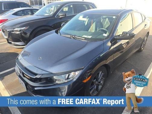 Cosmic Blue Metallic 2020 Honda Civic EX-L