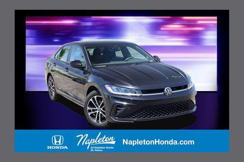 Deep Black Pearl 2025 Volkswagen Jetta 1.5T Sport