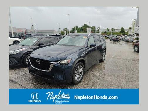 Deep Crystal Blue Mica 2025 Mazda CX-90 PHEV Preferred