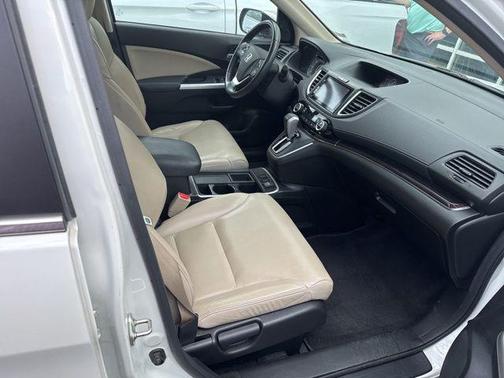 White Diamond Pearl 2015 Honda CR-V EX-L