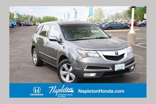 Palladium Metallic 2012 Acura MDX 3.7L