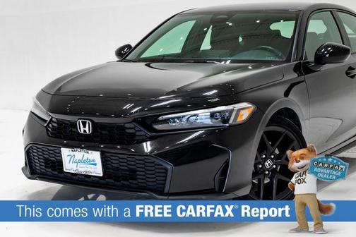 Crystal Black Pearl 2025 Honda Civic Sport