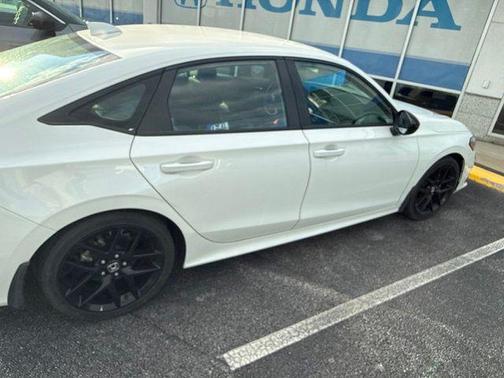 Platinum White Pearl 2023 Honda Civic Sport