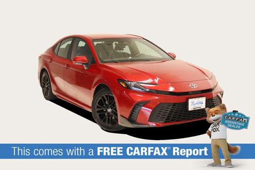 Supersonic Red 2025 Toyota Camry SE