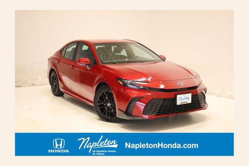 Supersonic Red 2025 Toyota Camry SE