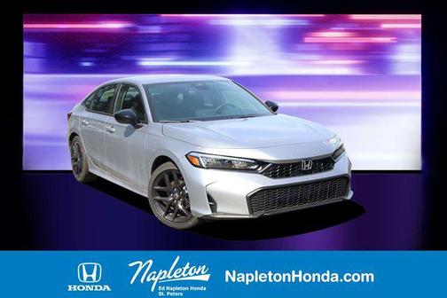 Solar Silver Metallic 2026 Honda Civic Sport