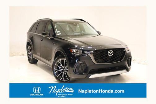 Jet Black Mica 2025 Mazda CX-70 PHEV Premium Package