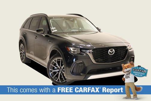 Jet Black Mica 2025 Mazda CX-70 PHEV Premium Package