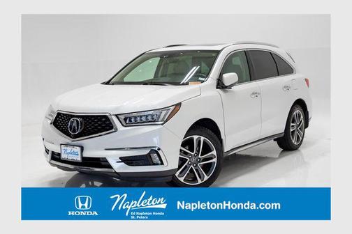 White Diamond Pearl 2017 Acura MDX 3.5L w/Advance Package
