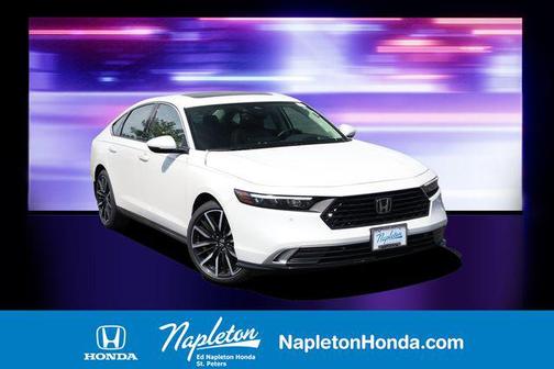 Platinum White Pearl 2026 Honda Accord Hybrid Touring