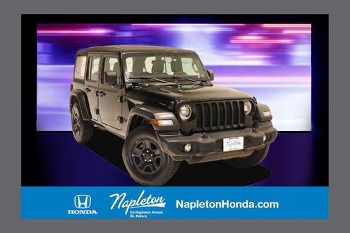 Black Clearcoat 2023 Jeep Wrangler Sport