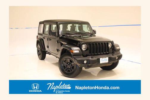 Black Clearcoat 2023 Jeep Wrangler Sport