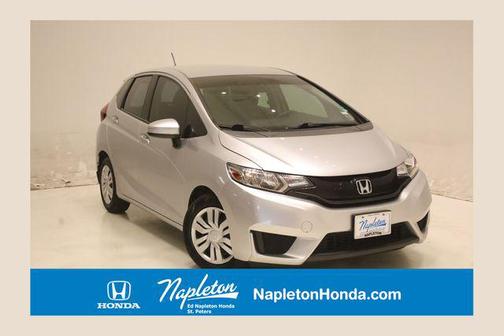 Alabaster Silver Metallic 2015 Honda Fit LX
