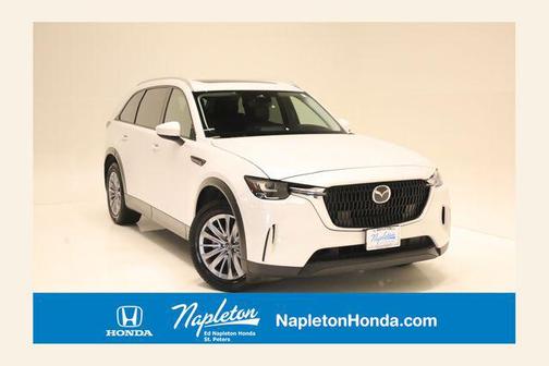 Rhodium White Premium 2024 Mazda CX-90 3.3 Turbo Preferred Plus