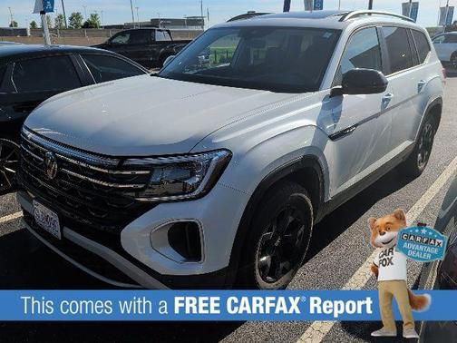 Opal White 2024 Volkswagen Atlas 2.0T SEL