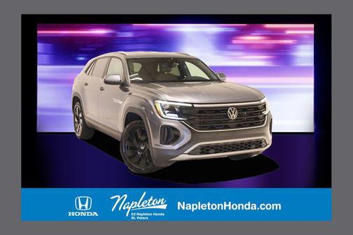 Platinum Gray Metallic 2024 Volkswagen Atlas Cross Sport 2.0T SE w/Technology