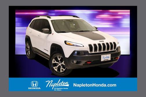 Bright White Clearcoat 2016 Jeep Cherokee Trailhawk