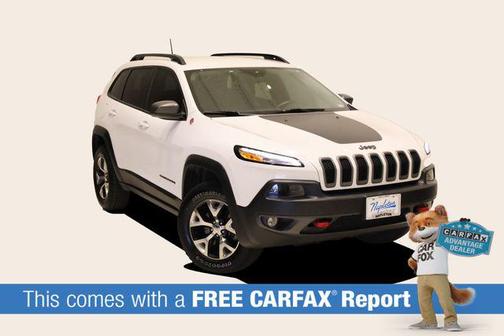 Bright White Clearcoat 2016 Jeep Cherokee Trailhawk