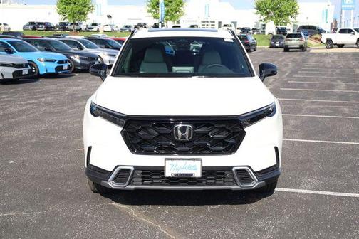 Platinum White Pearl 2026 Honda CR-V Hybrid Sport Touring AWD