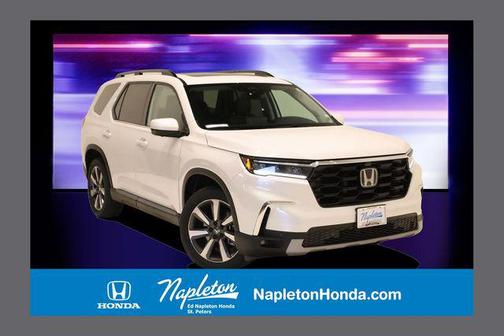 Platinum White Pearl 2025 Honda Pilot Elite