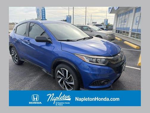 Aegean Blue Metallic 2019 Honda HR-V Sport