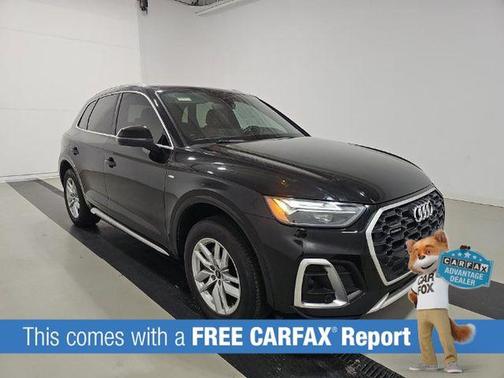 Black Metallic 2022 Audi Q5 45 S line Premium