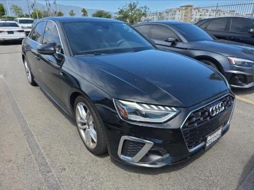 Brilliant Black 2023 Audi A4 45 S line Premium Plus