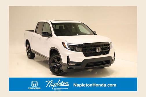 Platinum White Pearl 2026 Honda Ridgeline Black